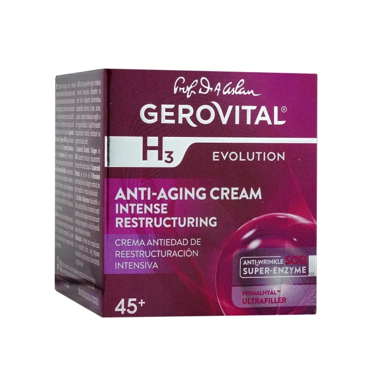 GEROVITAL H3 Anti Wrinkle 45+ Highly Moisturizing Cream 50ML - Image 2